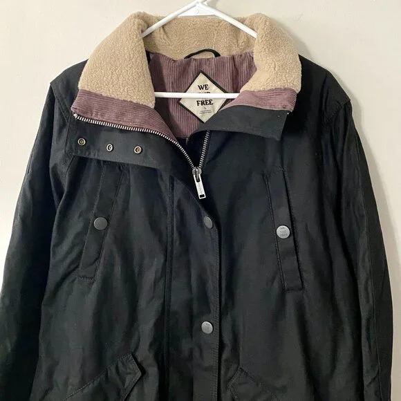 ✨HP✨Free People Juki Waxed Parka NWT - Picture 8 of 12